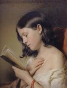 EYBL, Franz Girl Reading China oil painting reproduction